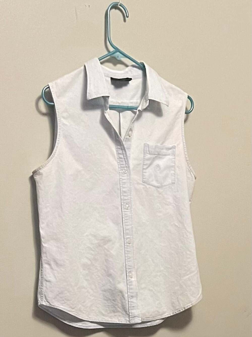 Vintage Lauren Ralph Lauren Black Label Light Wash Denim Sleeveless‎ Large